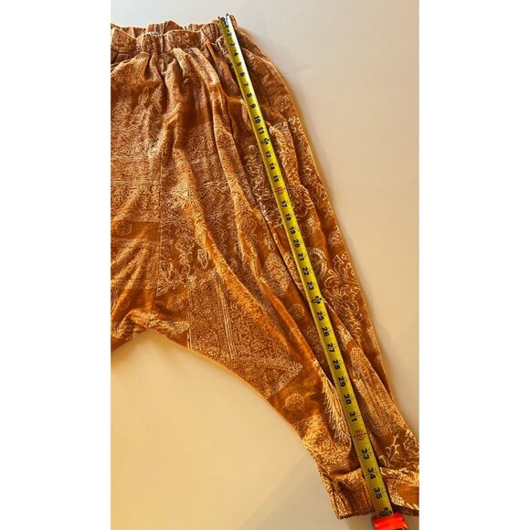 Intimately Free People harem balloon batik hippie paisley tribal pants M comfy - Picture 10 of 12